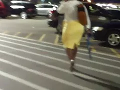 Girl has sex on the patio of the house