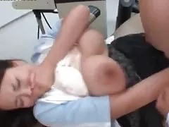 Elastic balls of her milkings