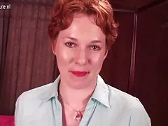 The girl from the support group gave in the locker room