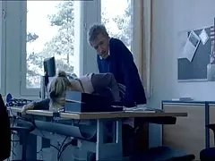 Mature blondes love each other and given to man