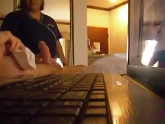 Caressing pussy