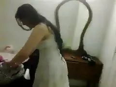 Training on the vibrator before sex