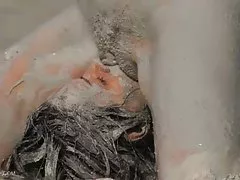 Two hot brunettes are fucking with black members