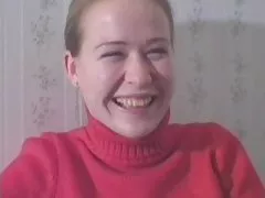 Girl has fun with young man in bed
