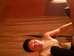 Asian young couple and brilliant suction!